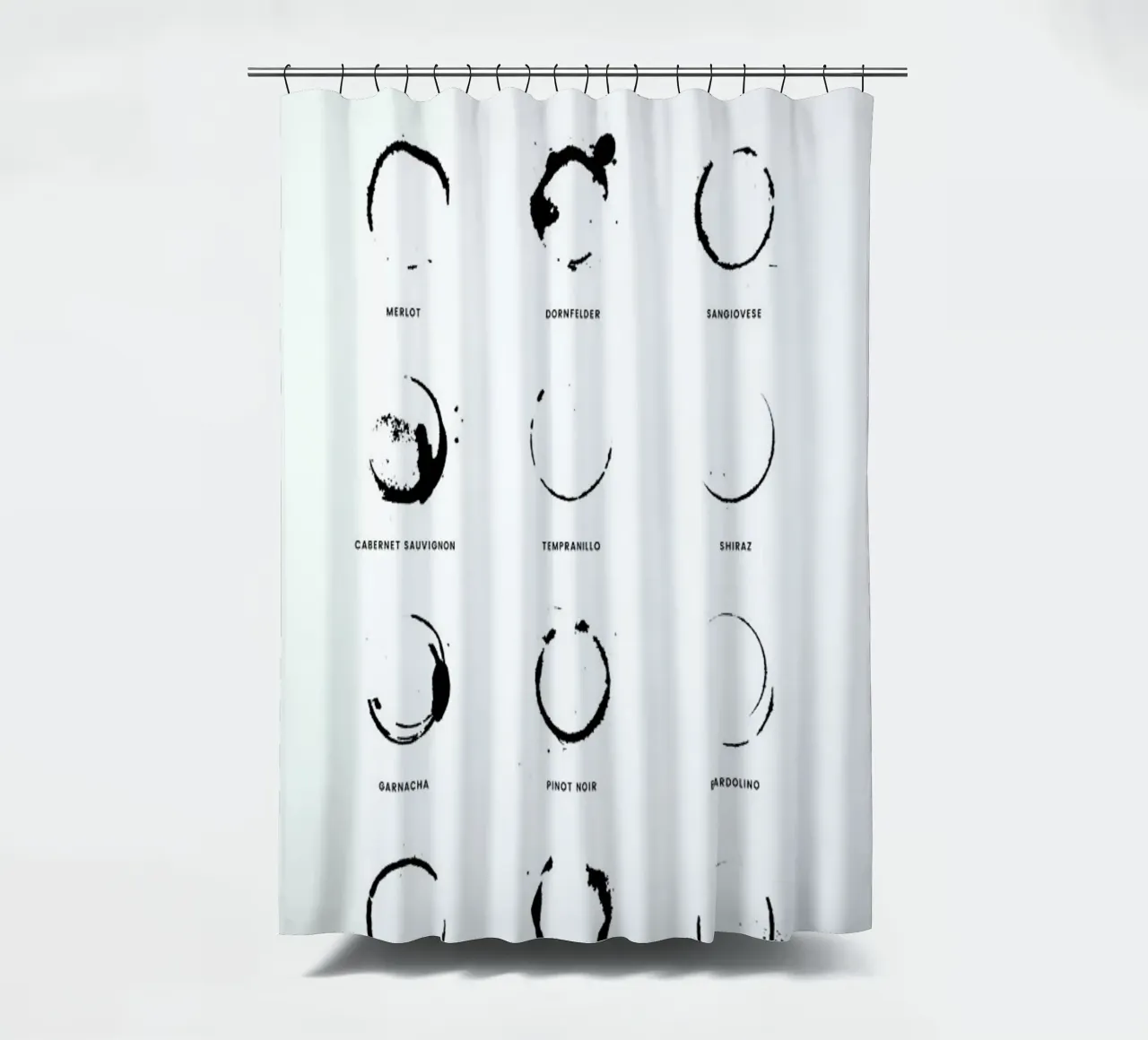 Wine Chart tenda da doccia da daylight design studio