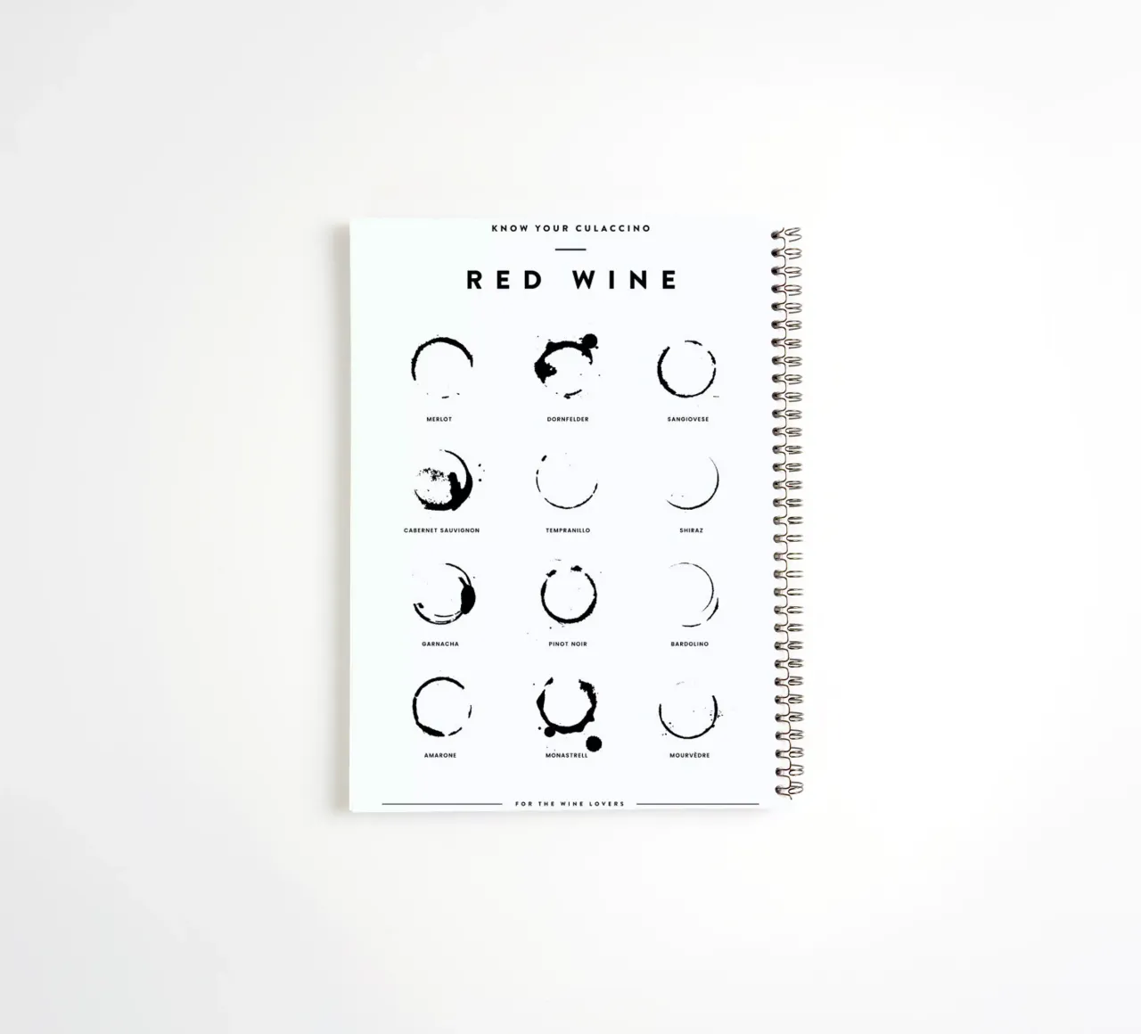 Wine Chart Ringbuch von daylight design studio