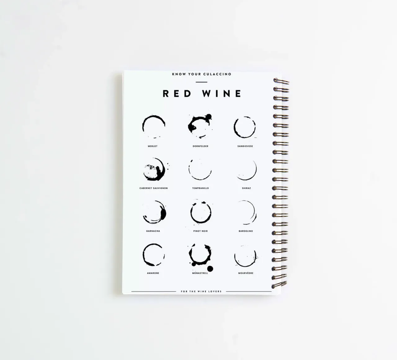 Wine Chart Ringbuch von daylight design studio