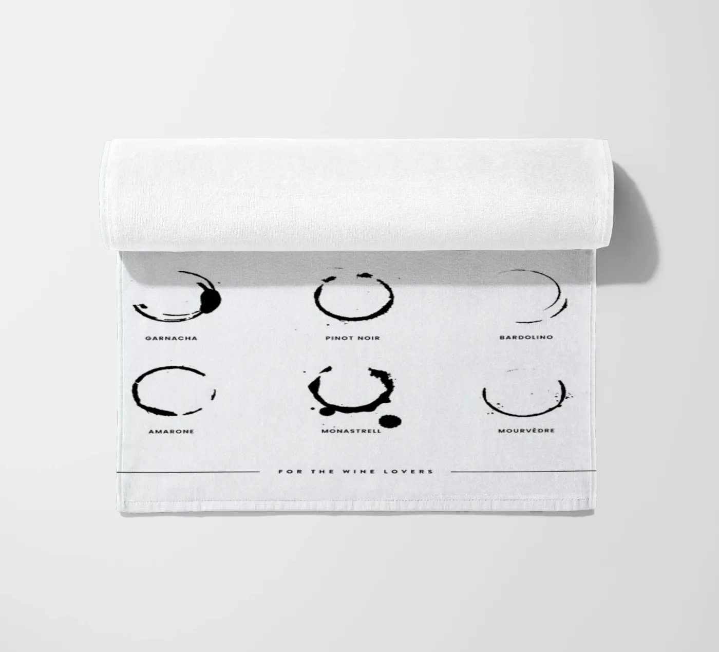 Wine Chart serviette de plage de daylight design studio