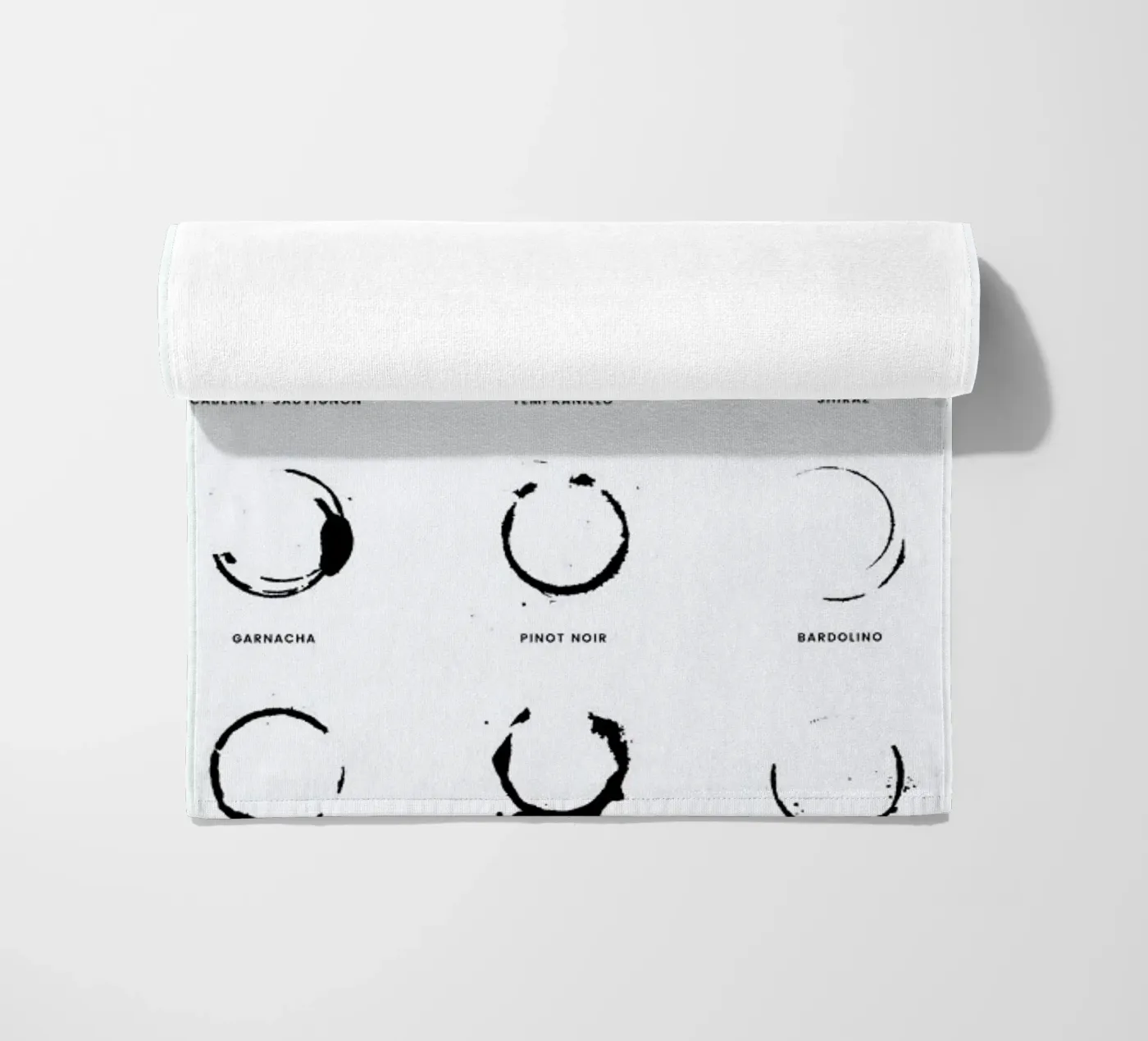 Wine Chart serviette de plage de daylight design studio