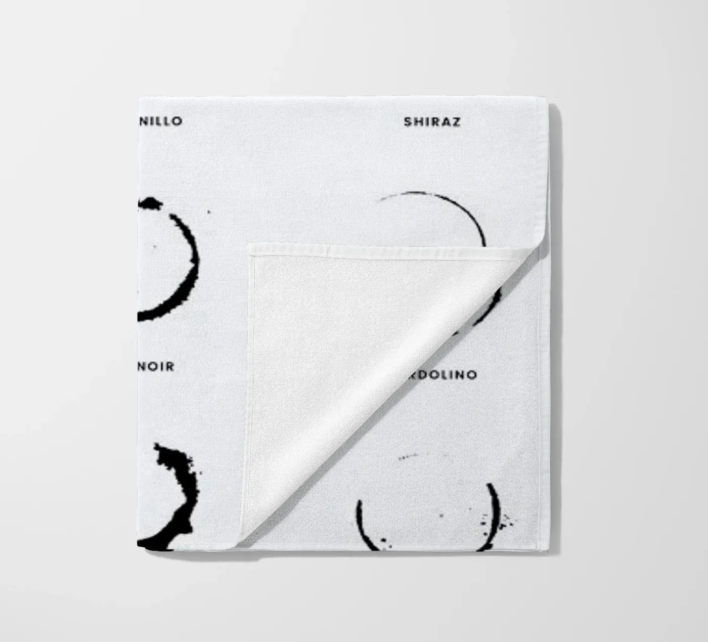 Wine Chart serviette de plage de daylight design studio