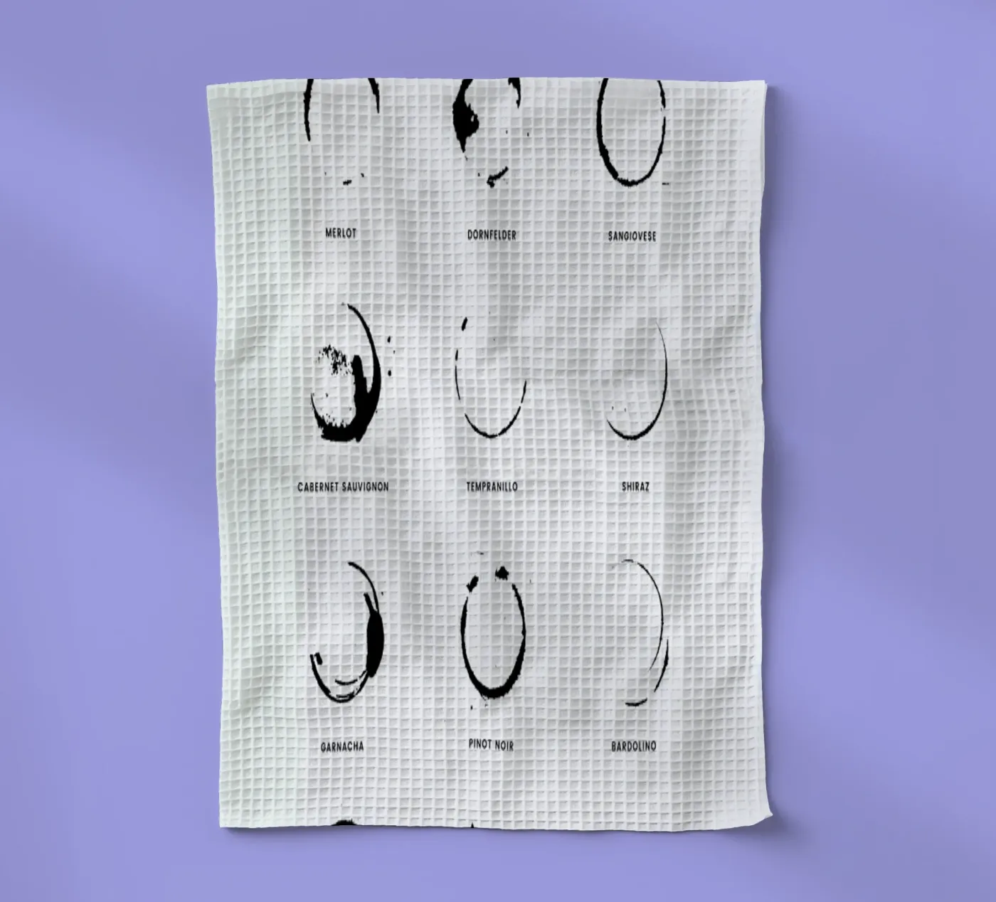 Wine Chart torchon de daylight design studio