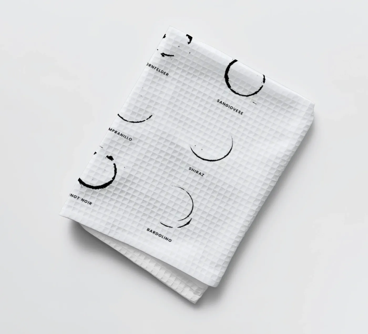 Wine Chart torchon de daylight design studio