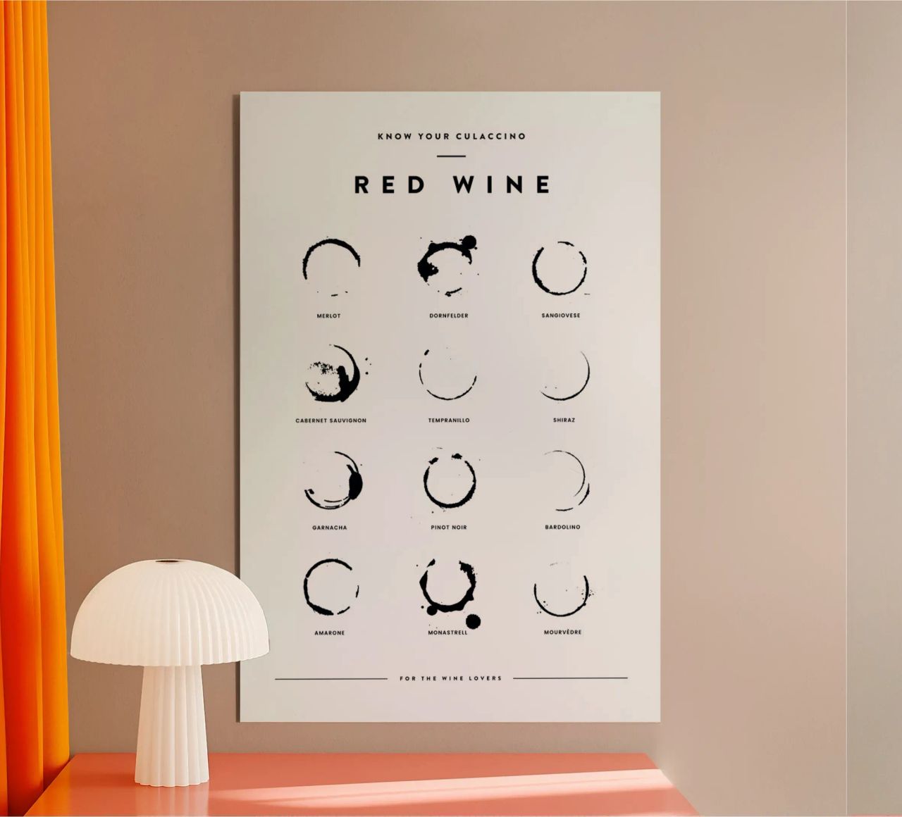 Wine Chart alluminio dibond da daylight design studio