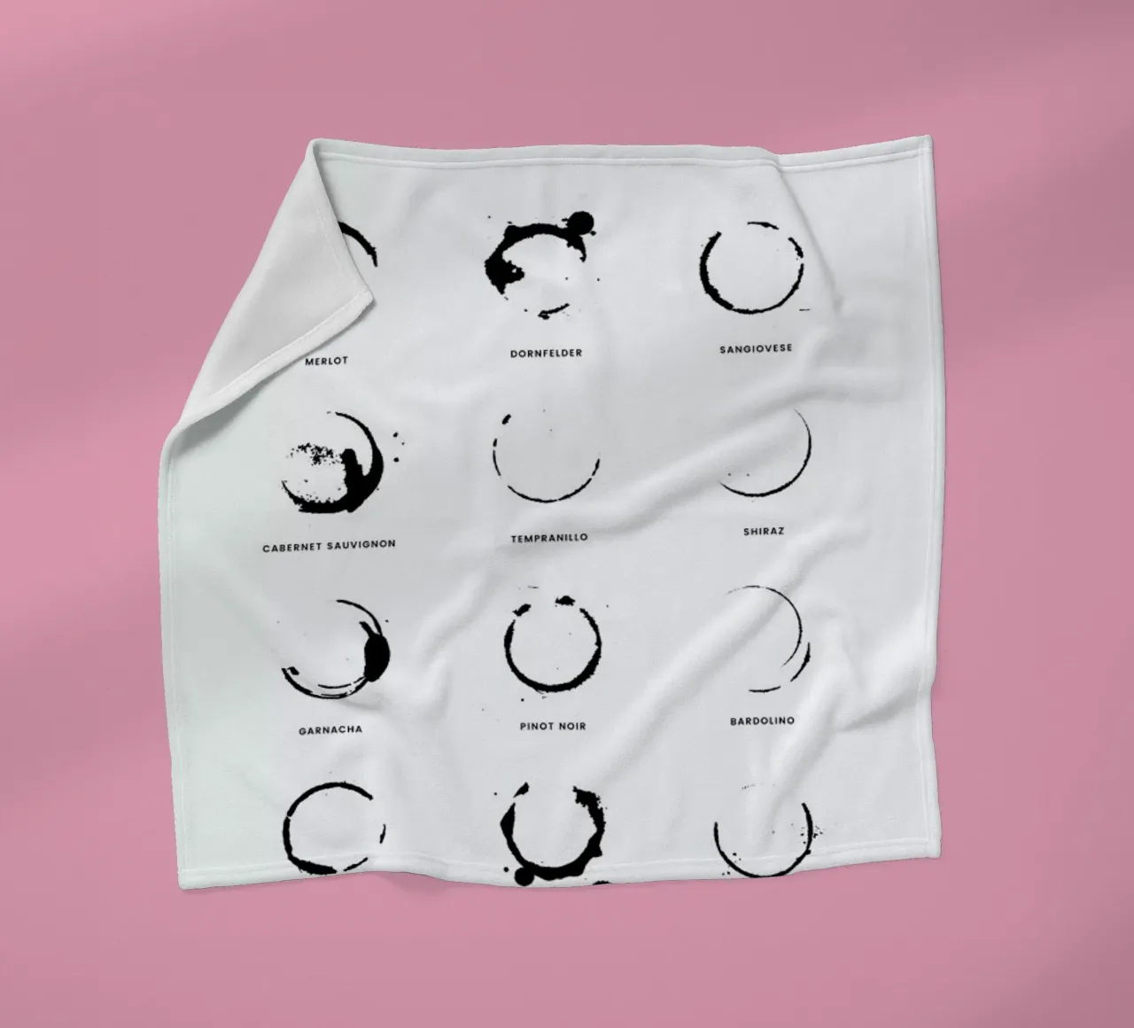 Wine Chart Fleecedecke von daylight design studio