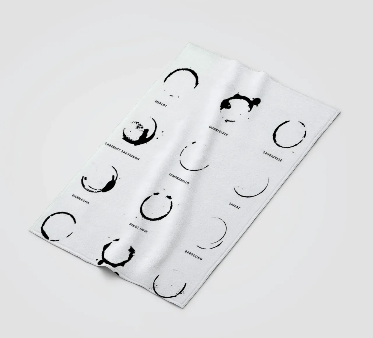 Wine Chart Fleecedecke von daylight design studio