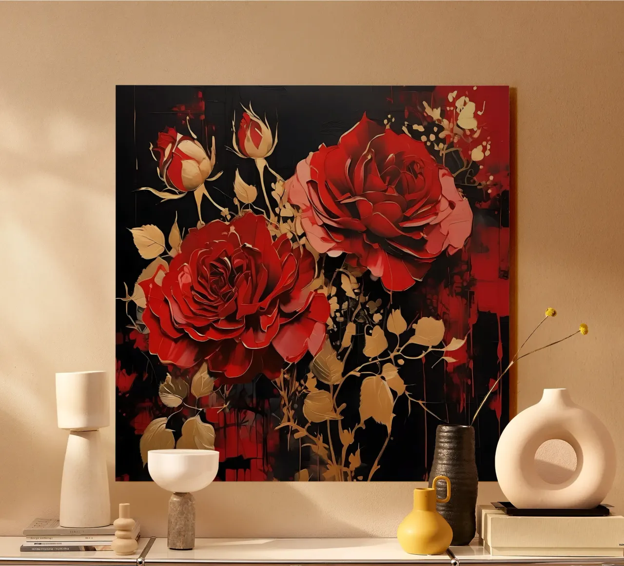 Rosen_gold_rot_3 alluminio dibond da Farb- und Blütenzauber by LK
