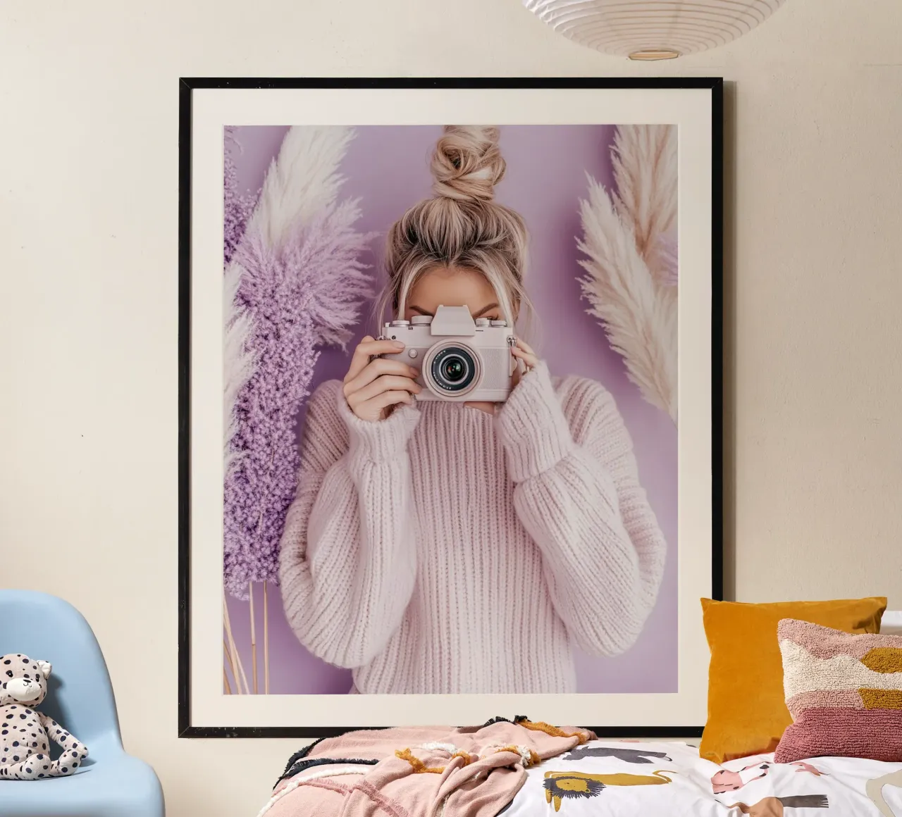 Reverie lilla poster da PhotoVibe Decor