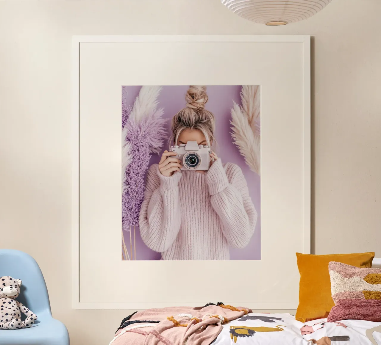 Reverie lilla poster da PhotoVibe Decor