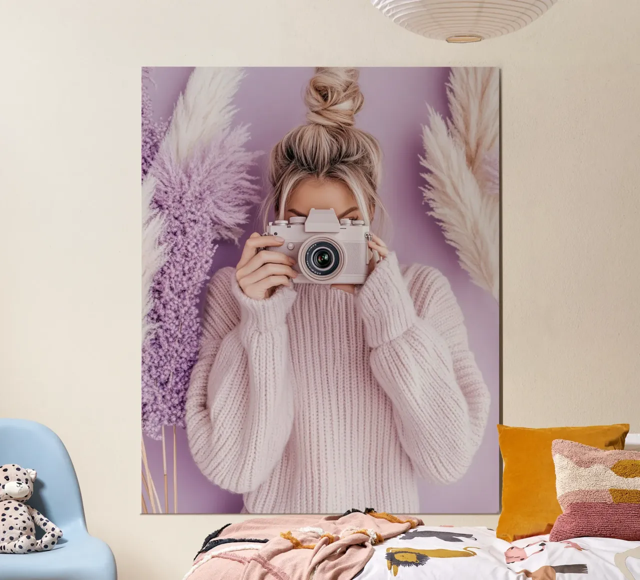 Reverie lilla poster da PhotoVibe Decor