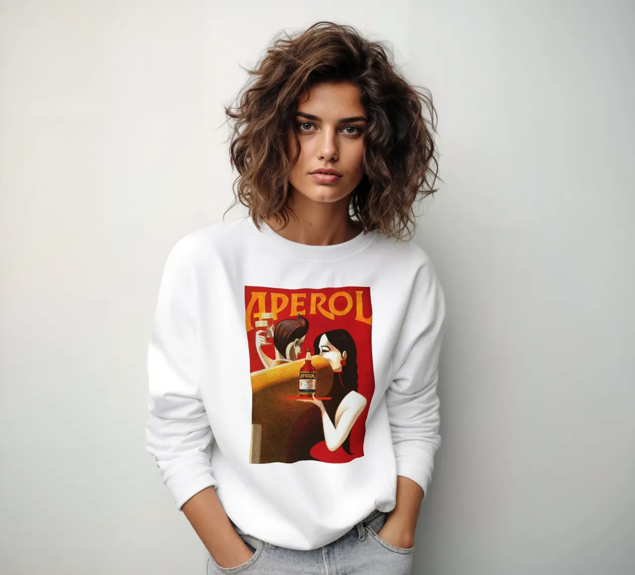 Poster d'epoca Aperol felpa da Neeraprint