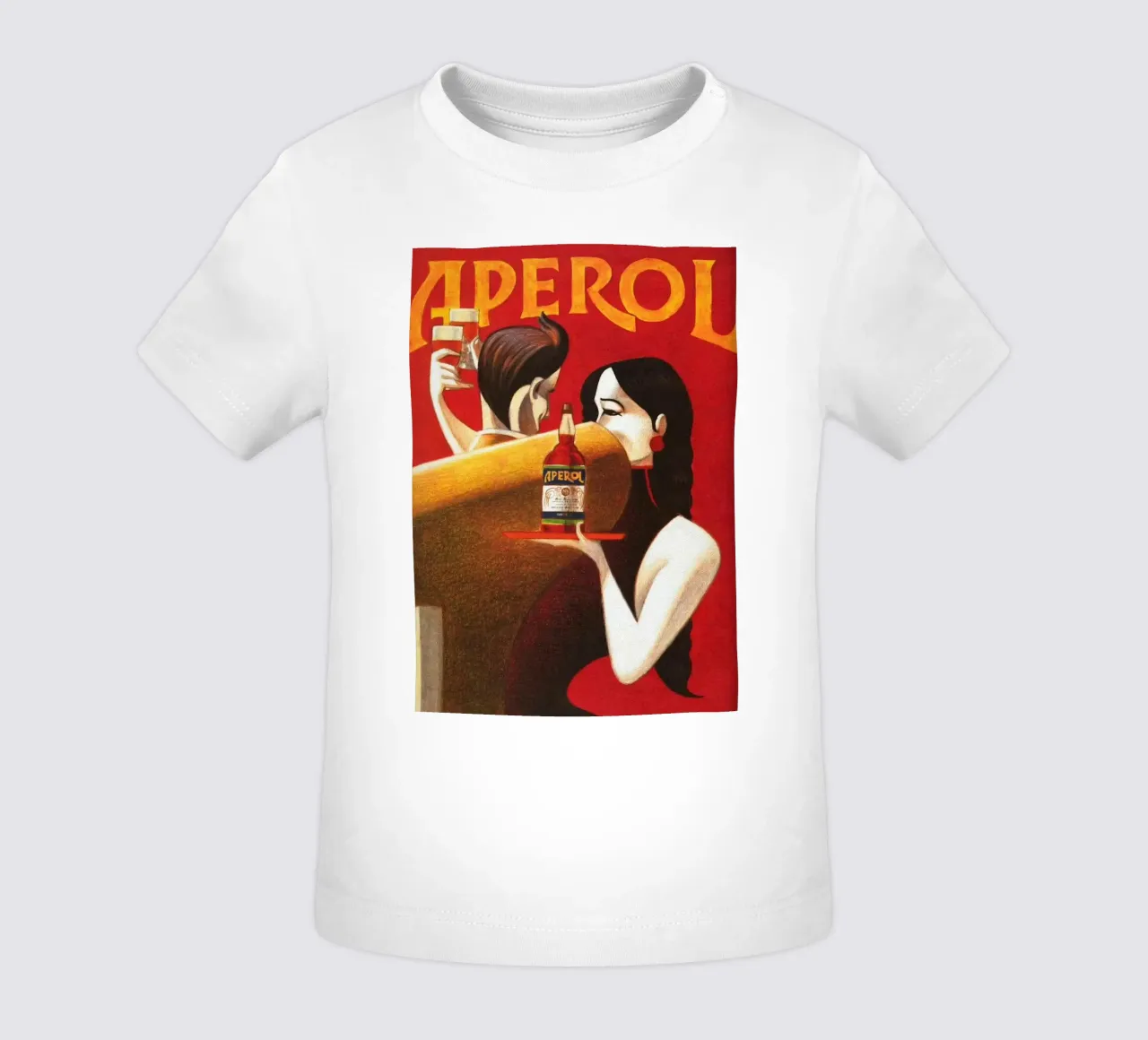Poster d'epoca Aperol maglietta neonato da Neeraprint