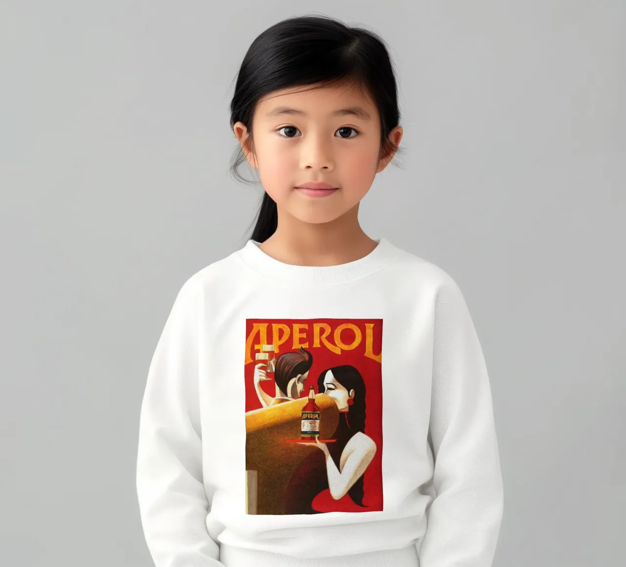 Poster d'epoca Aperol felpa bambino da Neeraprint