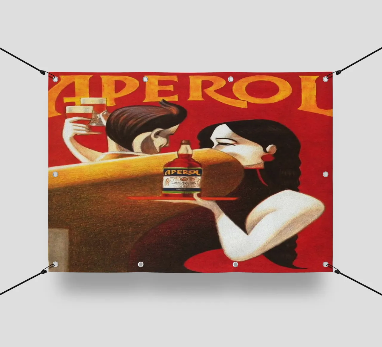 Poster d'epoca Aperol telo in pvc da Neeraprint