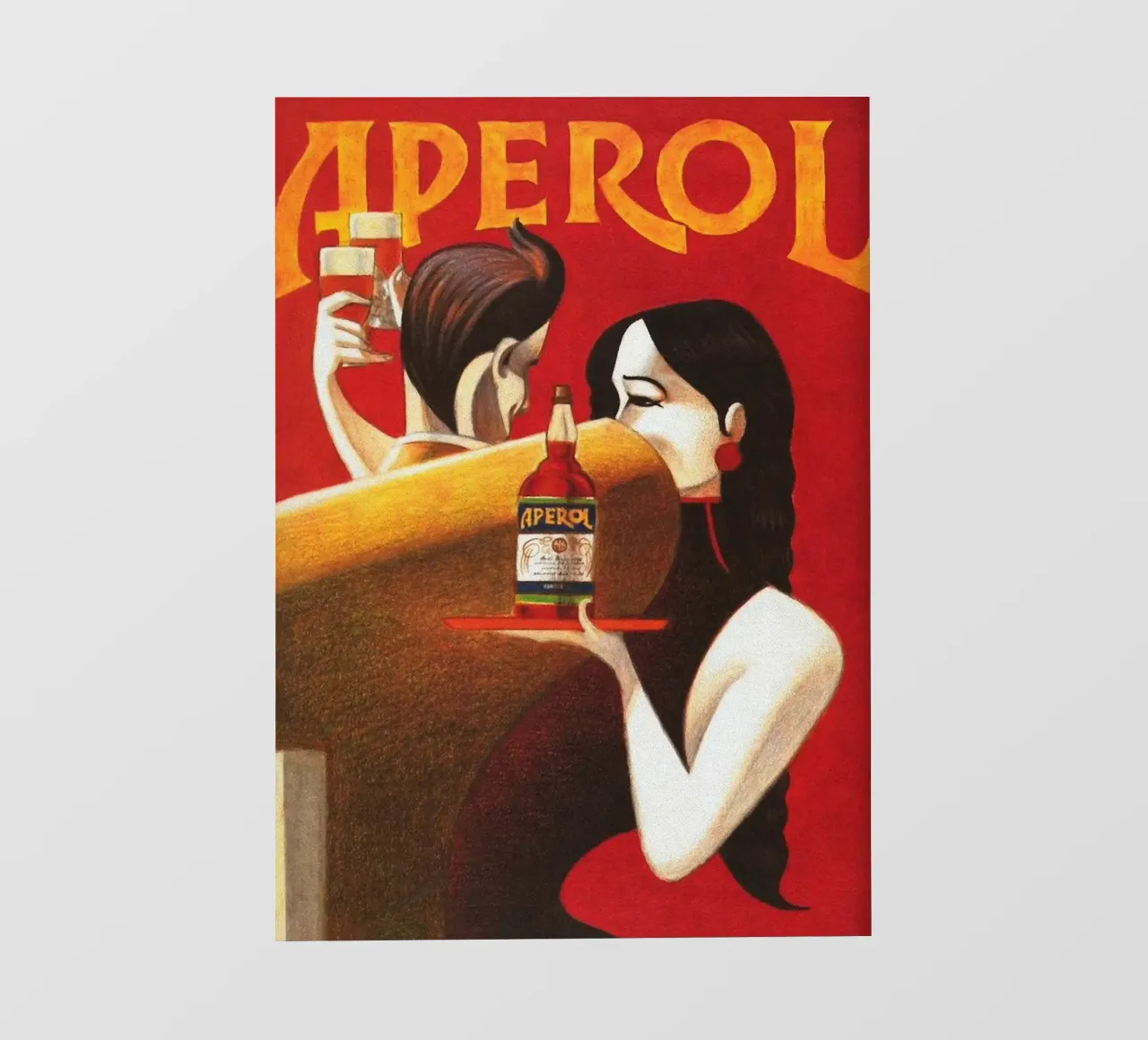 Poster d'epoca Aperol telo in pvc da Neeraprint