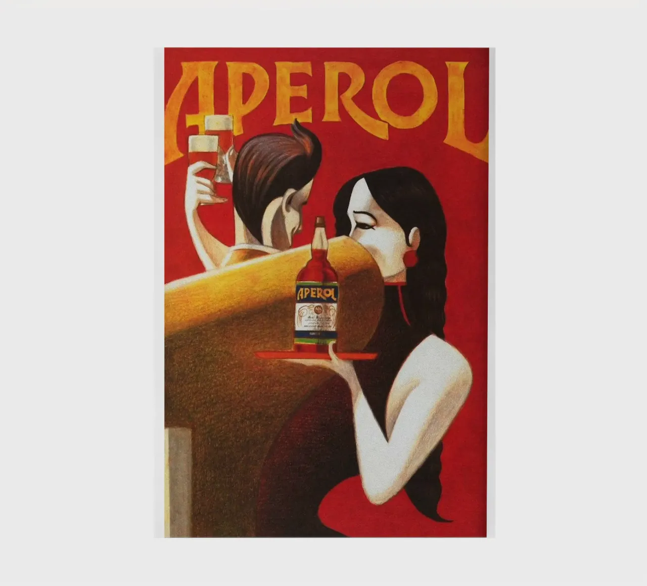 Poster d'epoca Aperol diario da Neeraprint