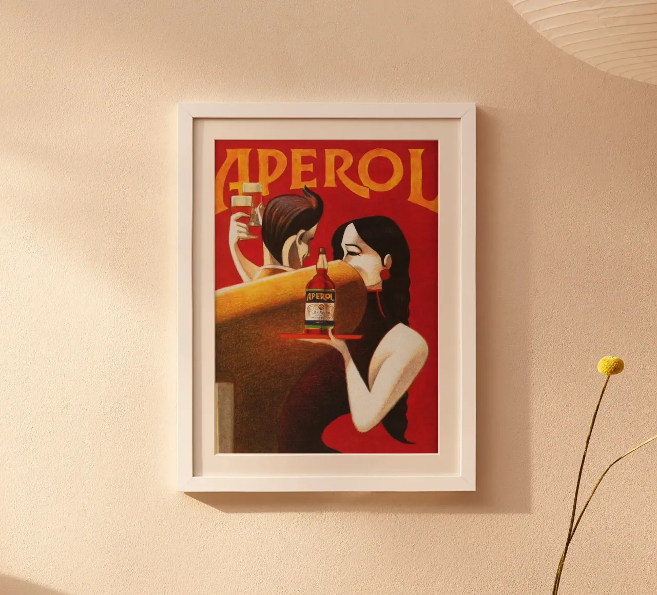 Poster d'epoca Aperol carta hahnemühle da Neeraprint
