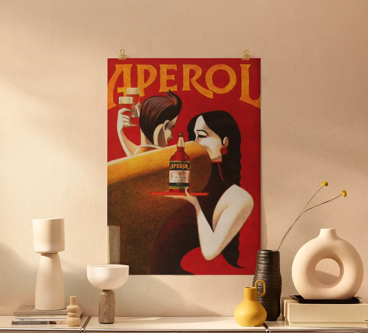 Poster d'epoca Aperol carta hahnemühle da Neeraprint