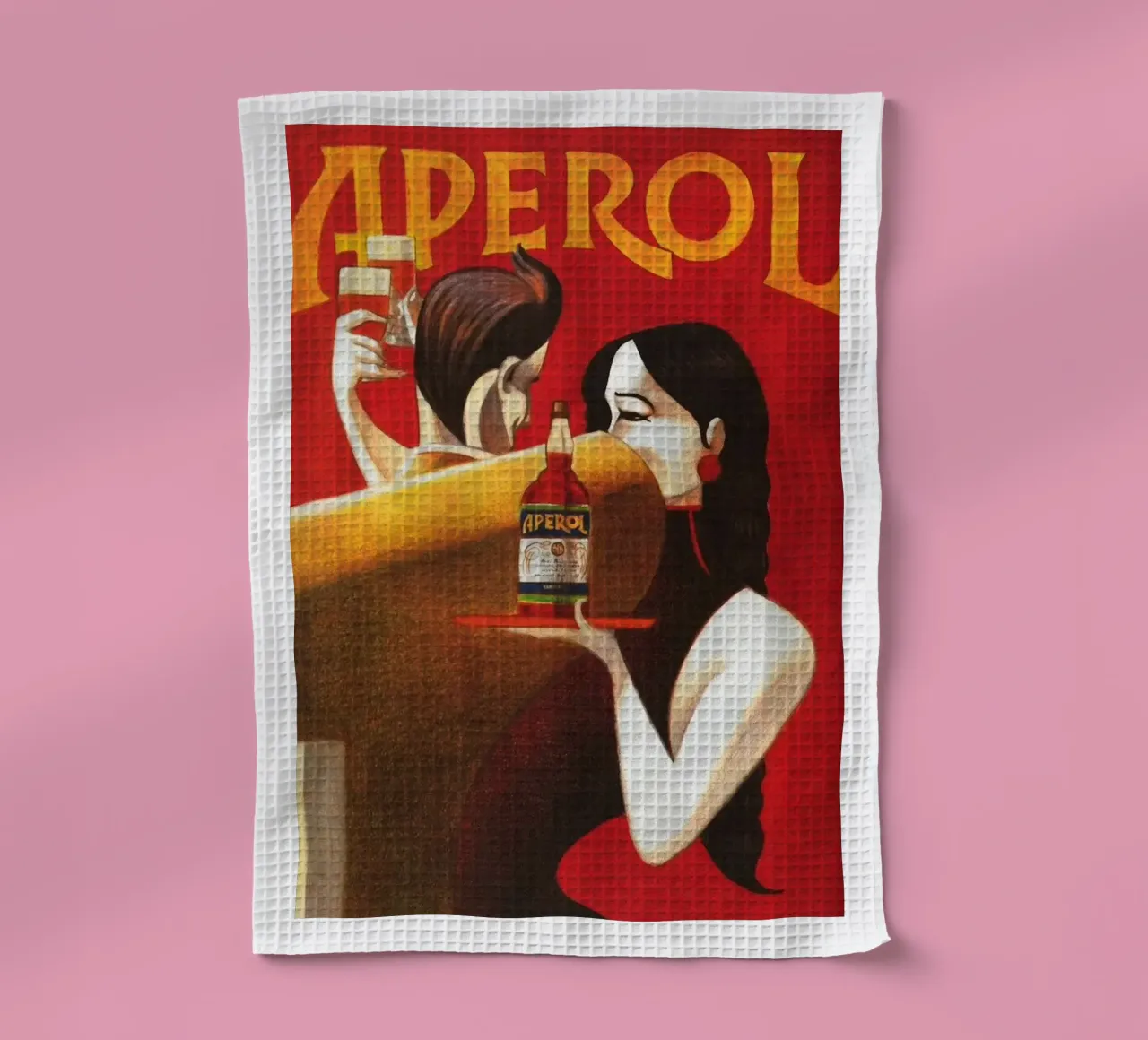 Poster d'epoca Aperol canovaccio da cucina da Neeraprint