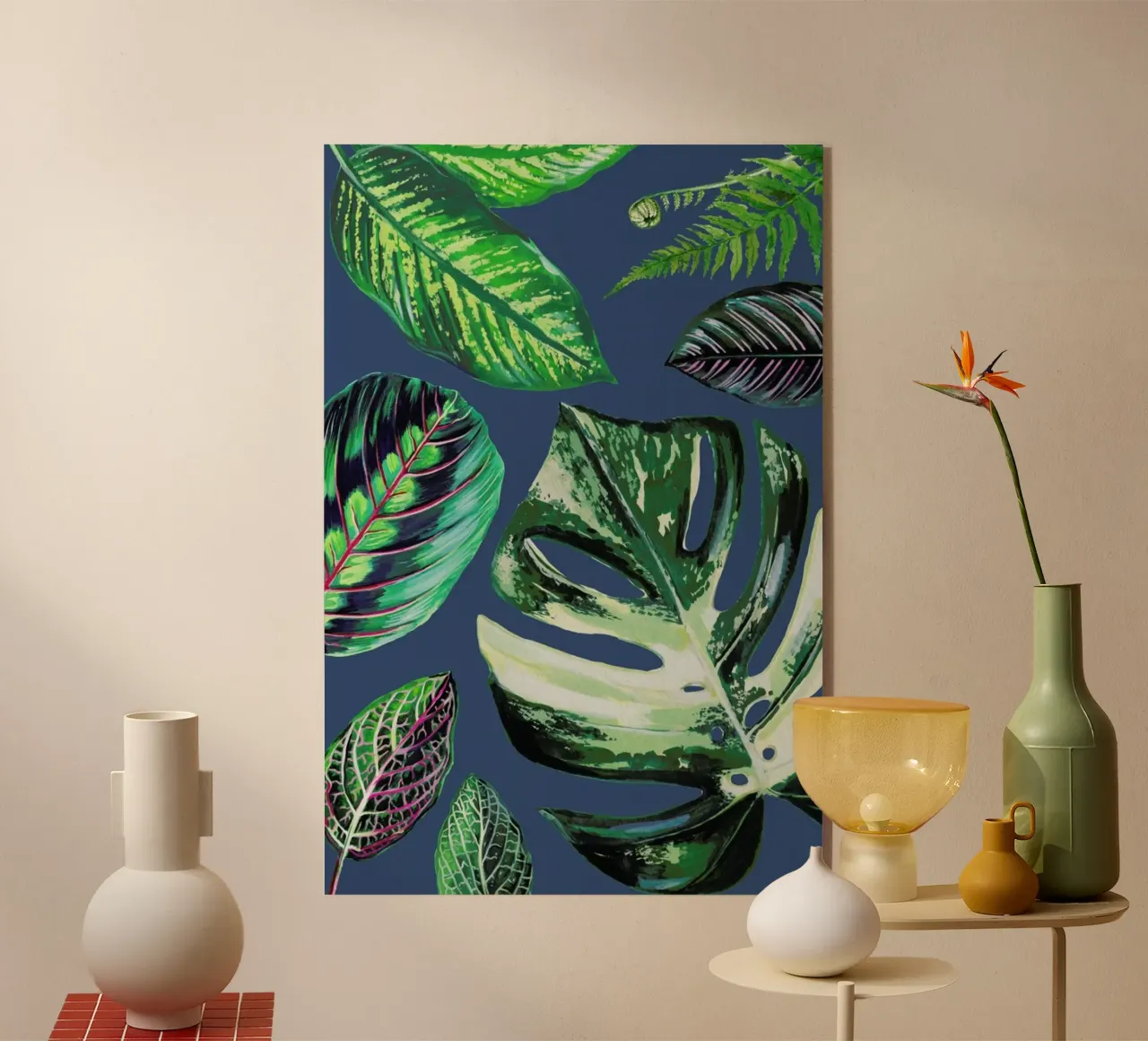 Navy Mixed House Plants plexiglass da Rocket68