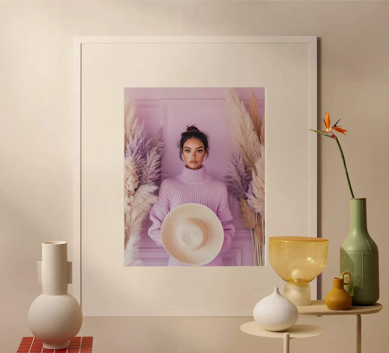 Reverie lilla poster da PhotoVibe Decor