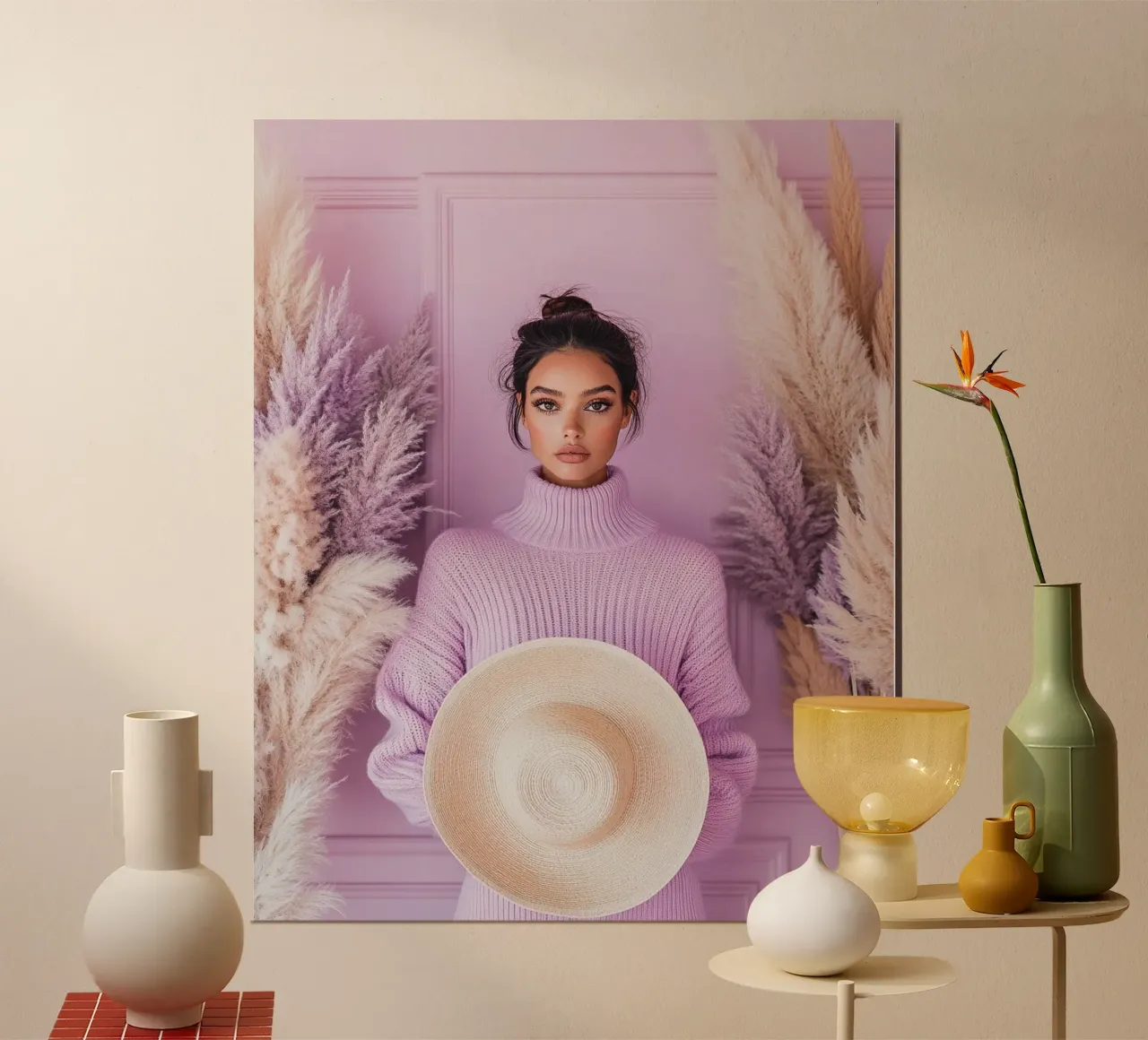 Reverie lilla poster da PhotoVibe Decor