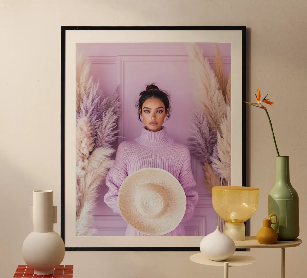 Reverie lilla poster da PhotoVibe Decor