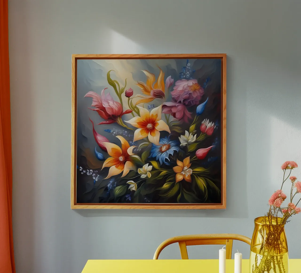 Fiori_pittura_1 plexiglass da Farb- und Blütenzauber by LK