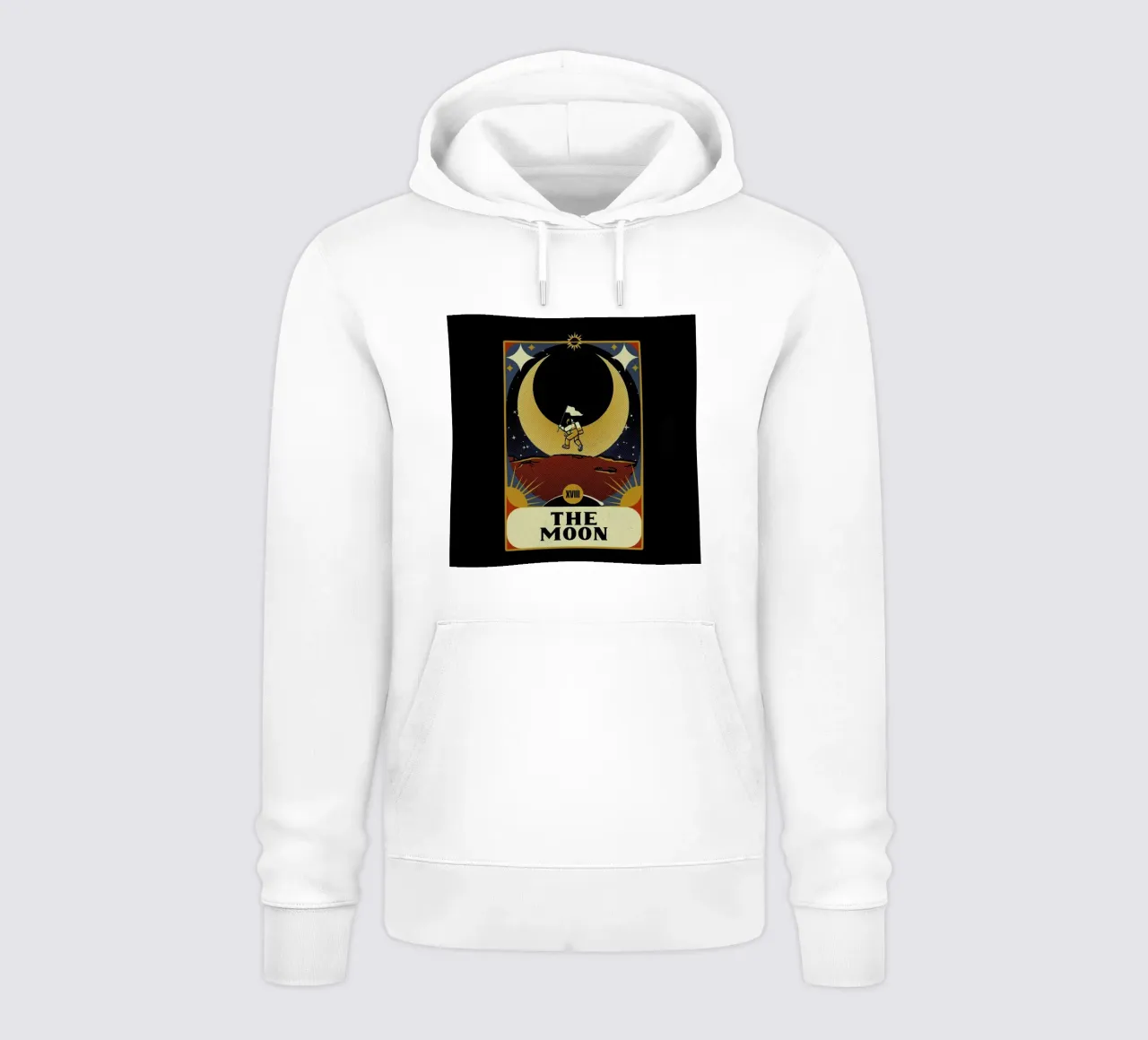 Astronaut Tarot Moon felpa con cappuccio da Tobe Fonseca