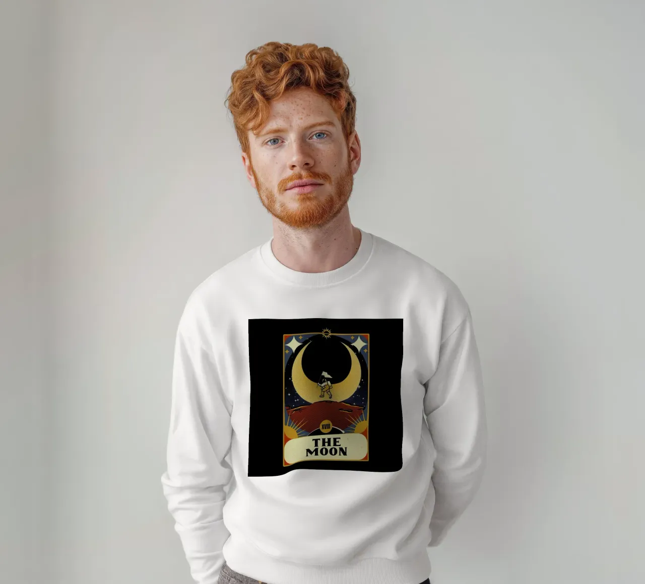 Astronaut Tarot Moon felpa da Tobe Fonseca