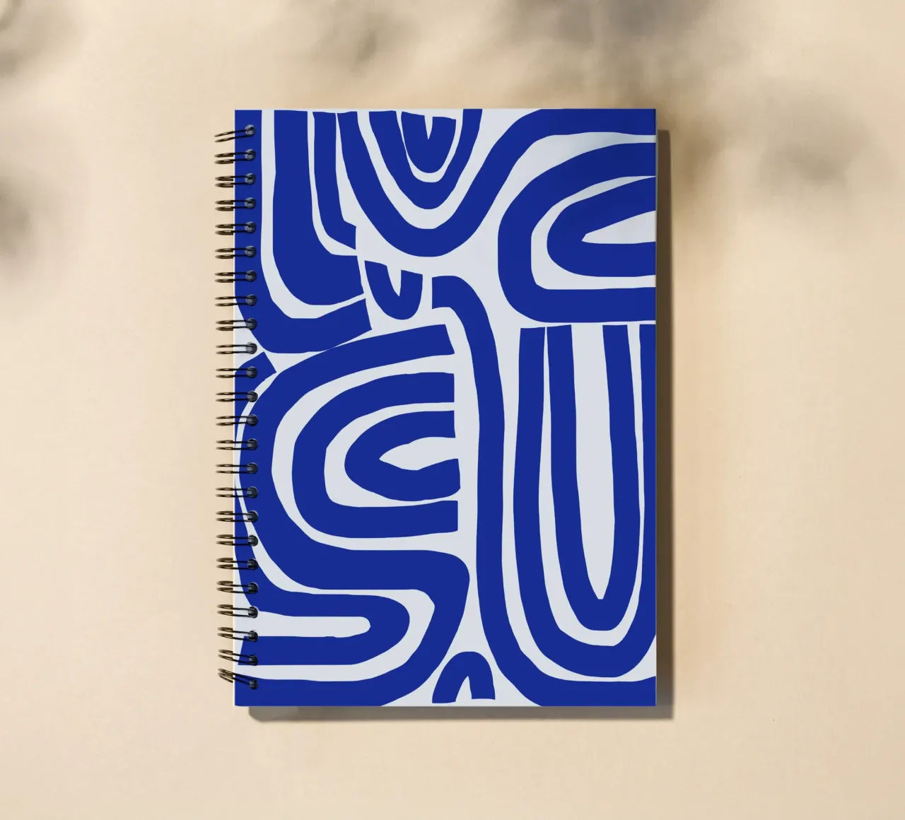 S & U blue spiral notebook by Little Dean