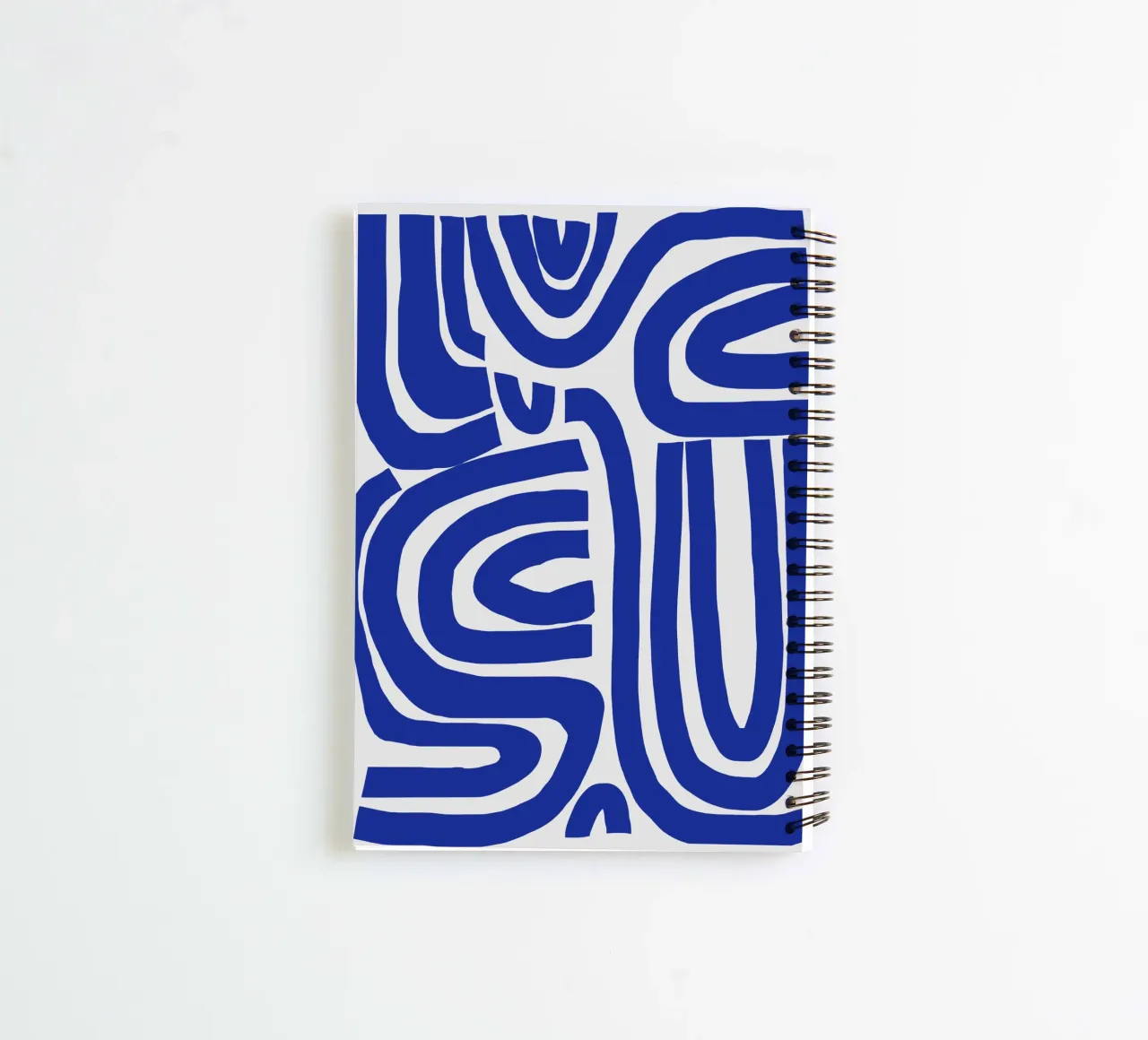 S & U blue spiral notebook by Little Dean