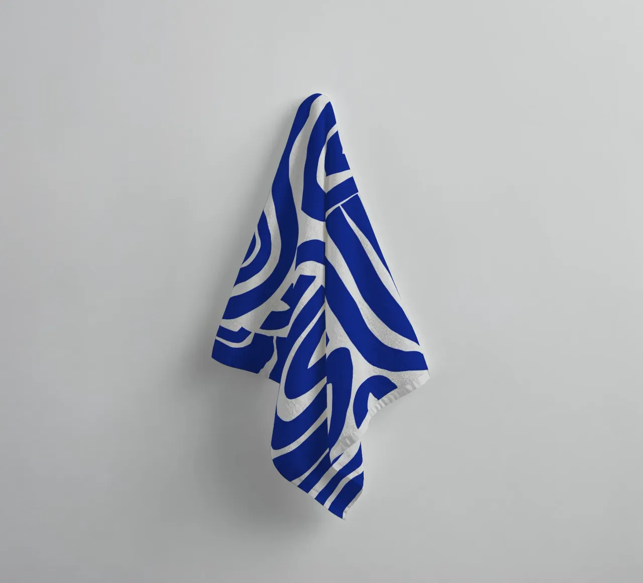 S & U blue towel by Little Dean