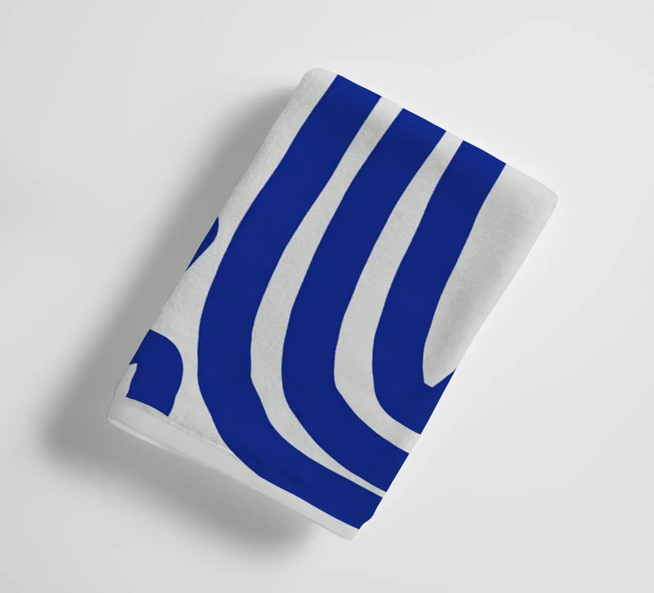 S & U blue towel by Little Dean