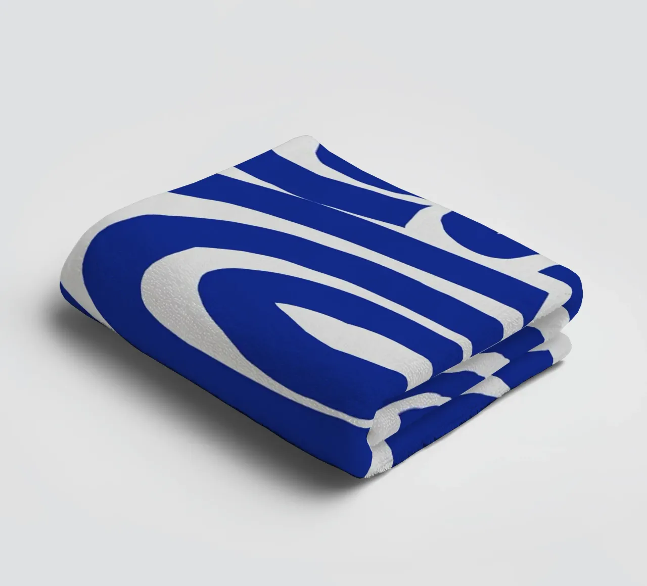 S & U blue towel by Little Dean