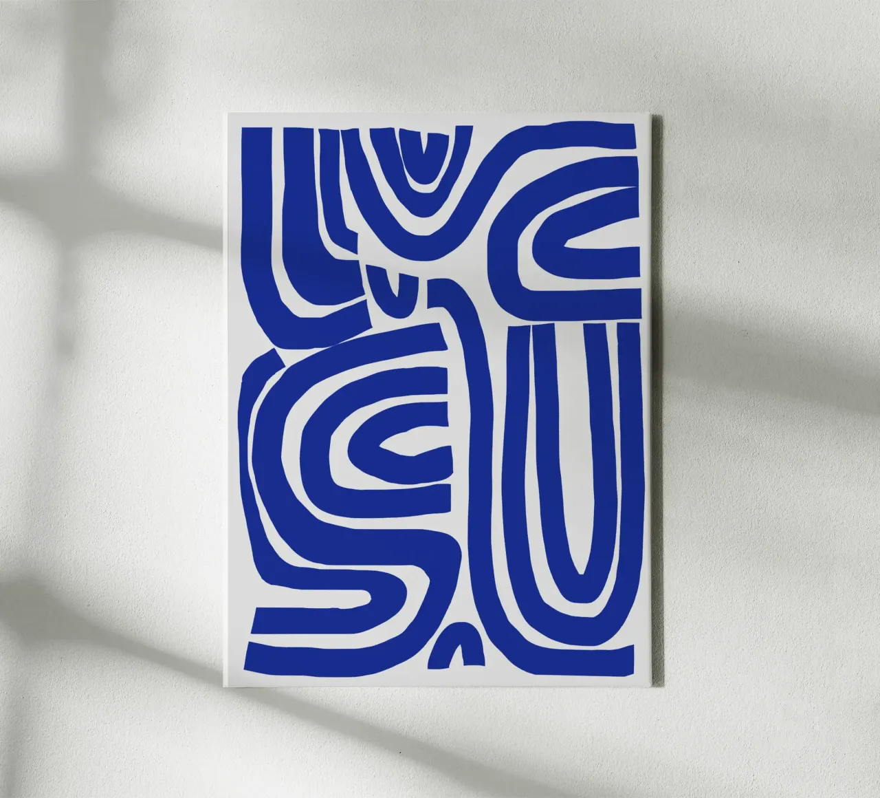 S & U blue canvas by Little Dean