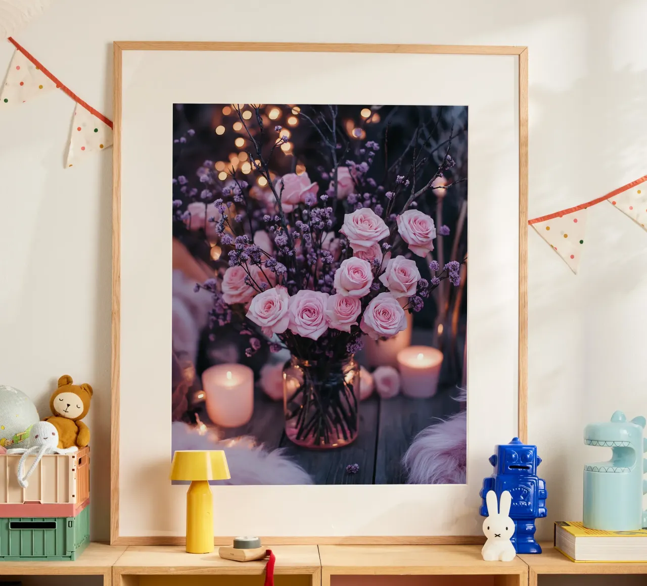 Reverie lilla poster da PhotoVibe Decor