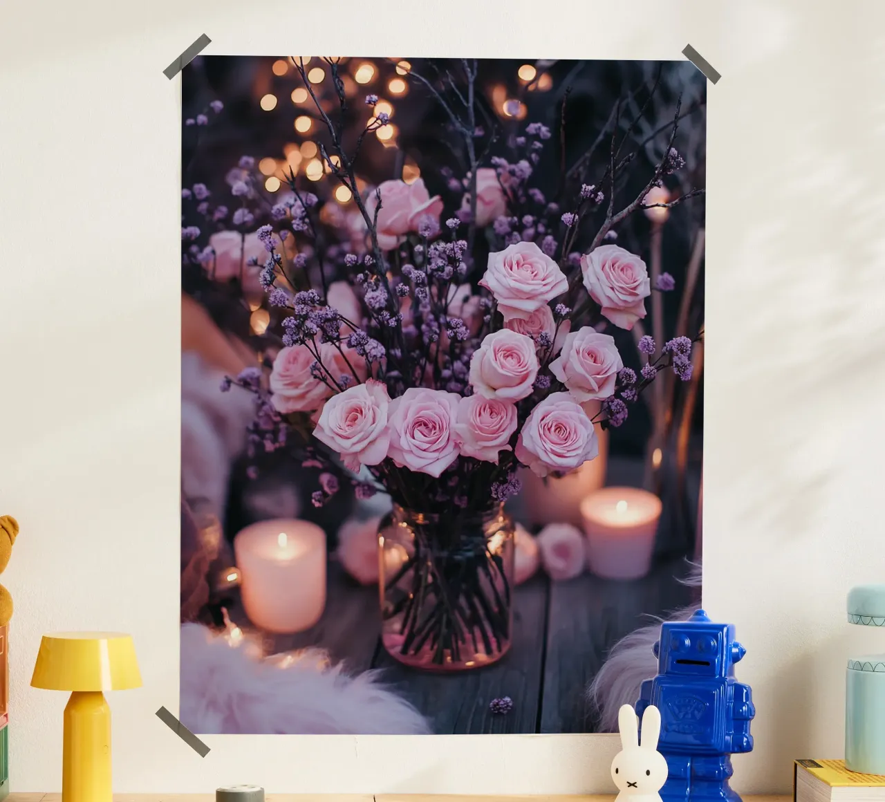 Reverie lilla poster da PhotoVibe Decor