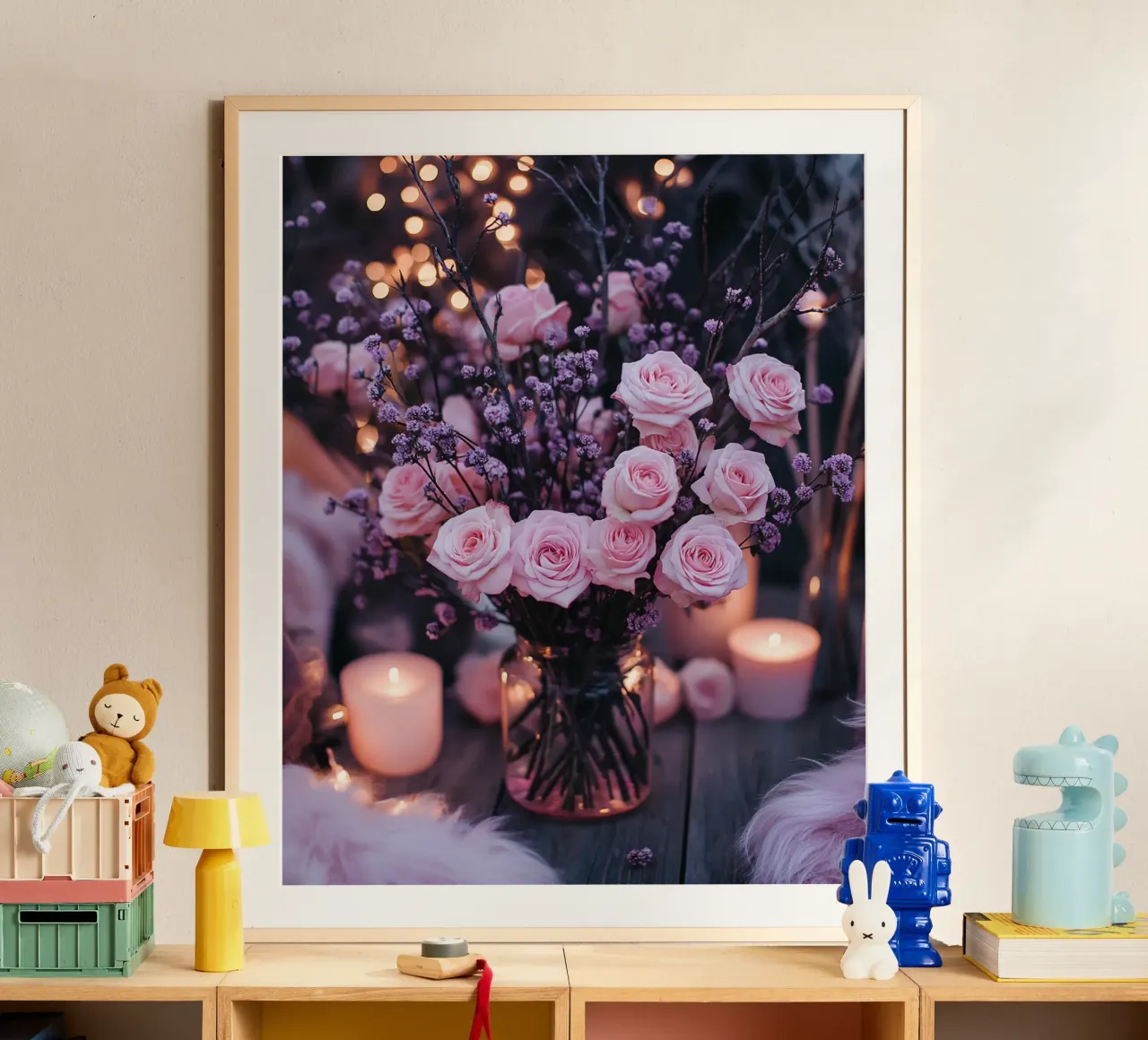 Reverie lilla poster da PhotoVibe Decor