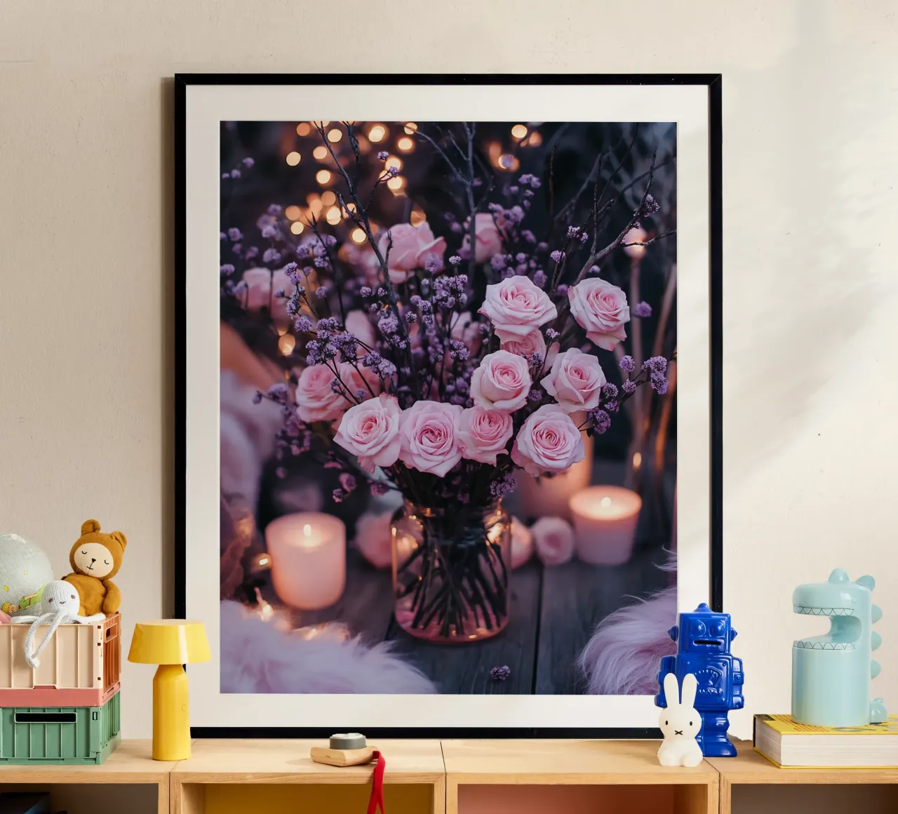 Reverie lilla poster da PhotoVibe Decor