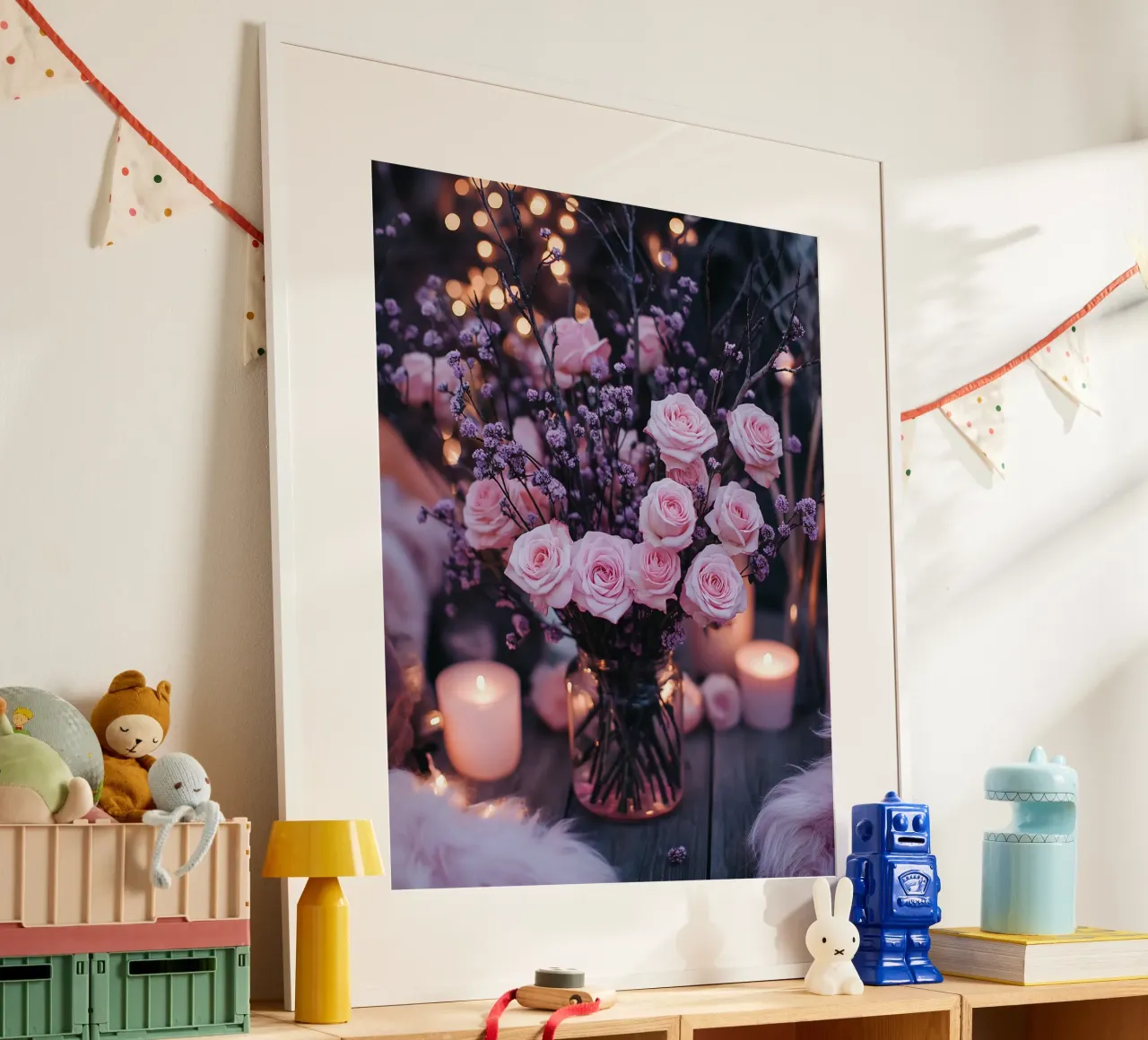 Reverie lilla poster da PhotoVibe Decor