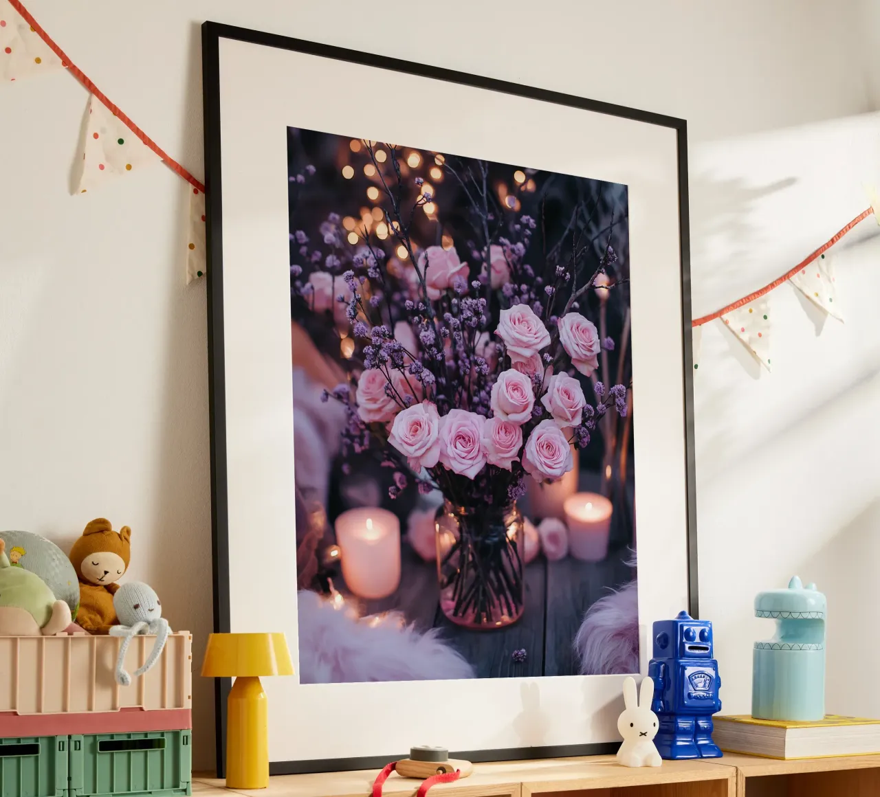 Reverie lilla poster da PhotoVibe Decor