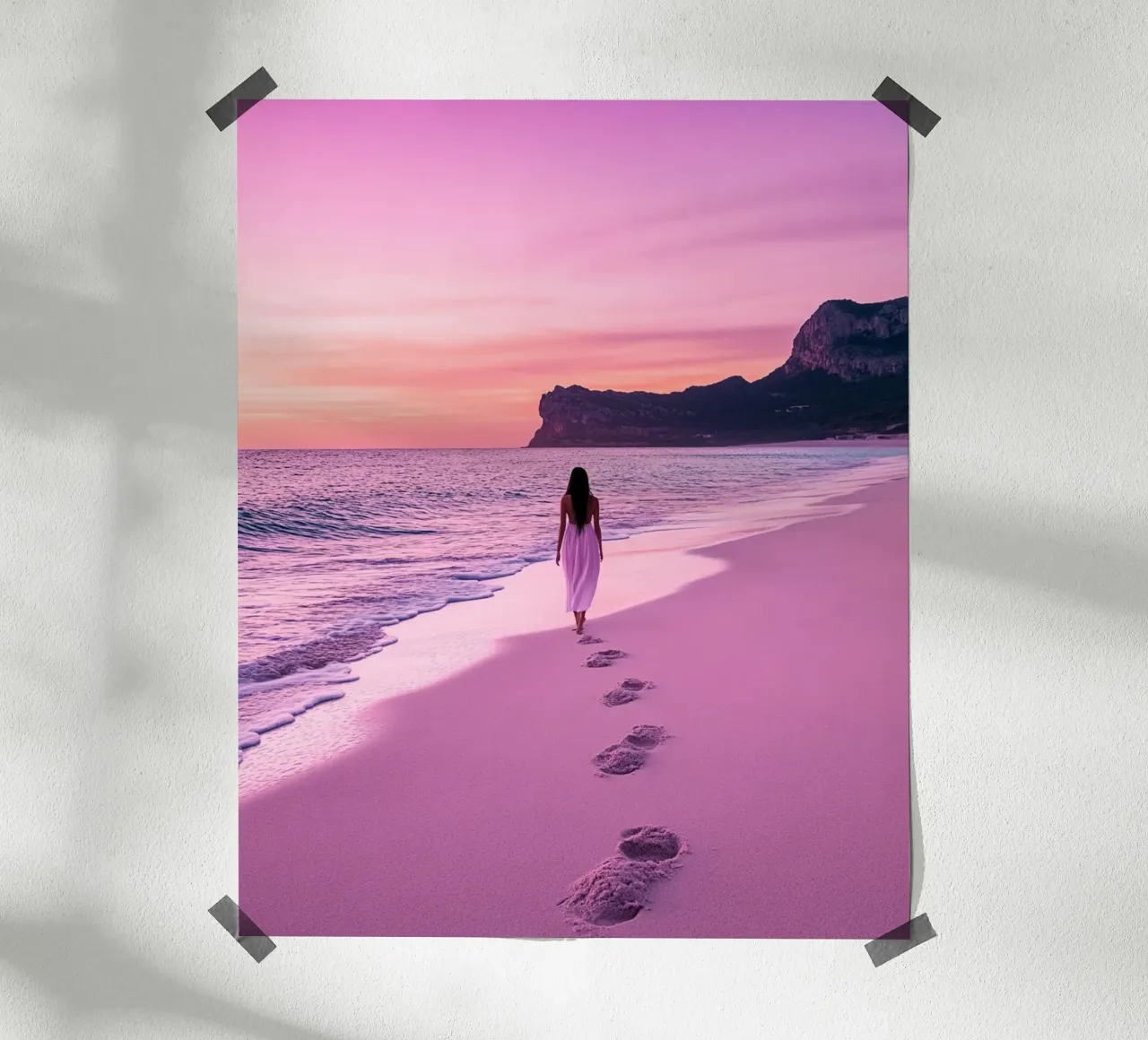 Reverie lilla poster da PhotoVibe Decor
