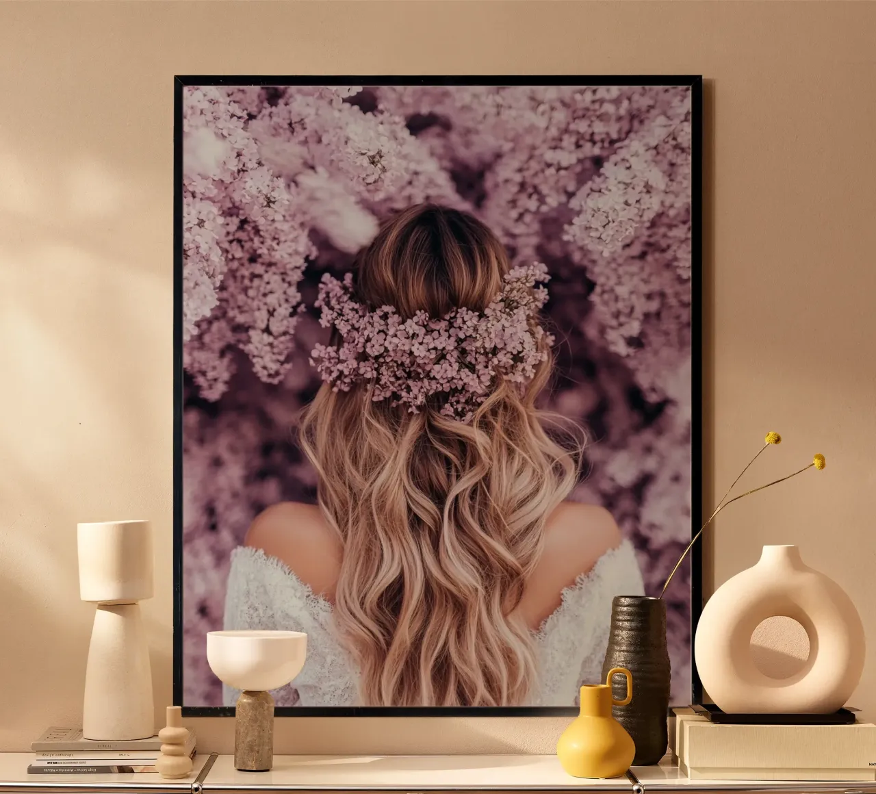 Reverie lilla poster da PhotoVibe Decor