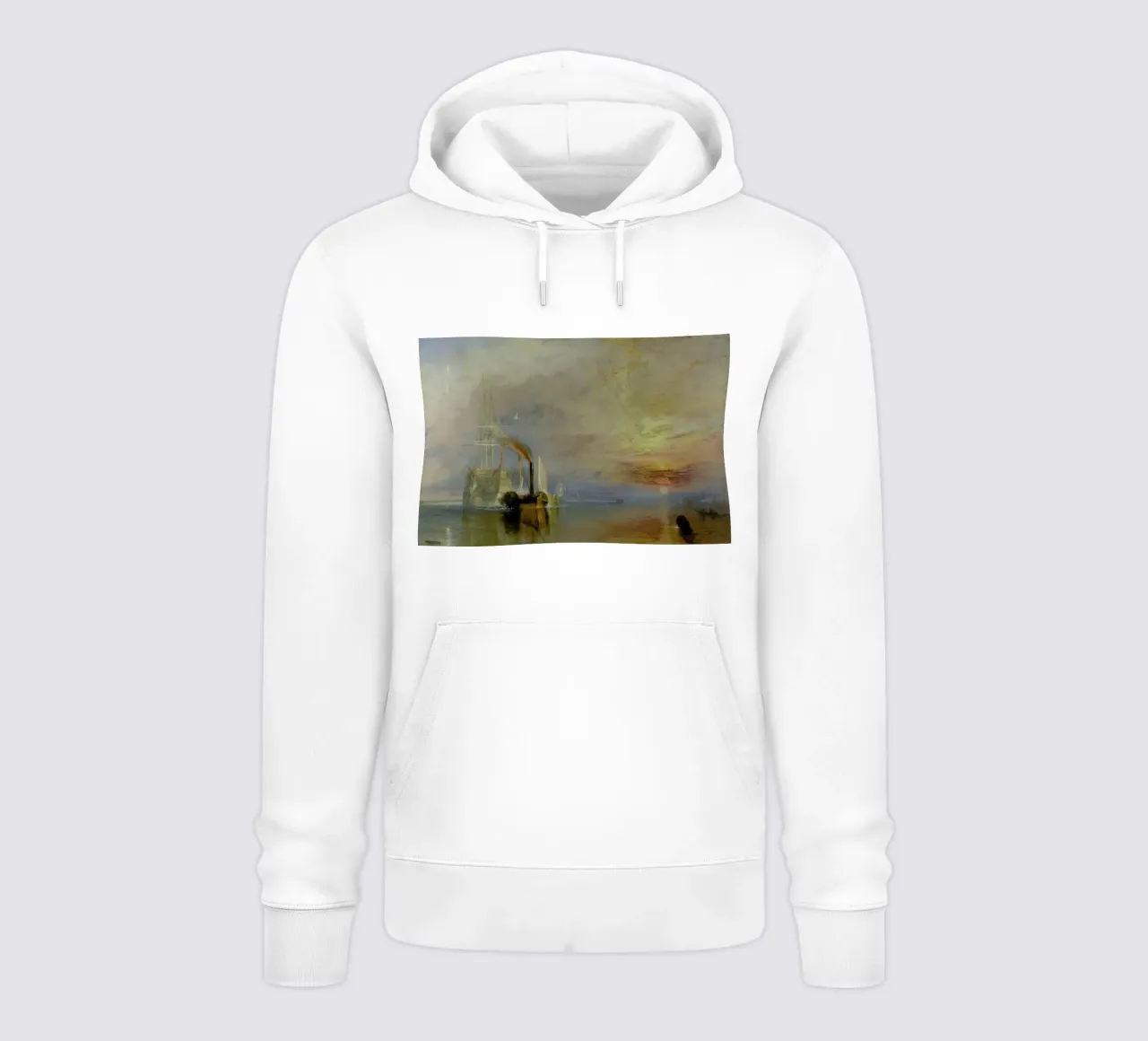 Turner - The Fighting Temeraire felpa con cappuccio da Vintage by JUNIQE