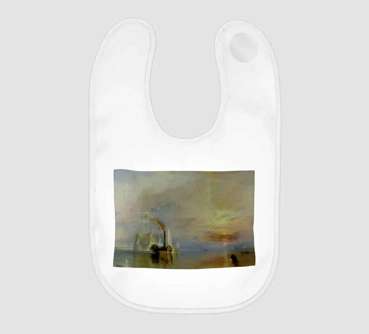 Turner - The Fighting Temeraire bavaglino da Vintage by JUNIQE