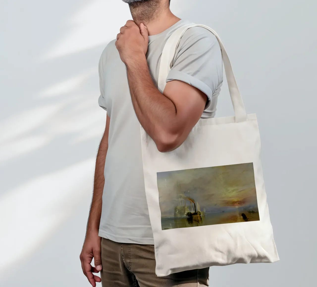 Turner - The Fighting Temeraire borsa in juta da Vintage by JUNIQE