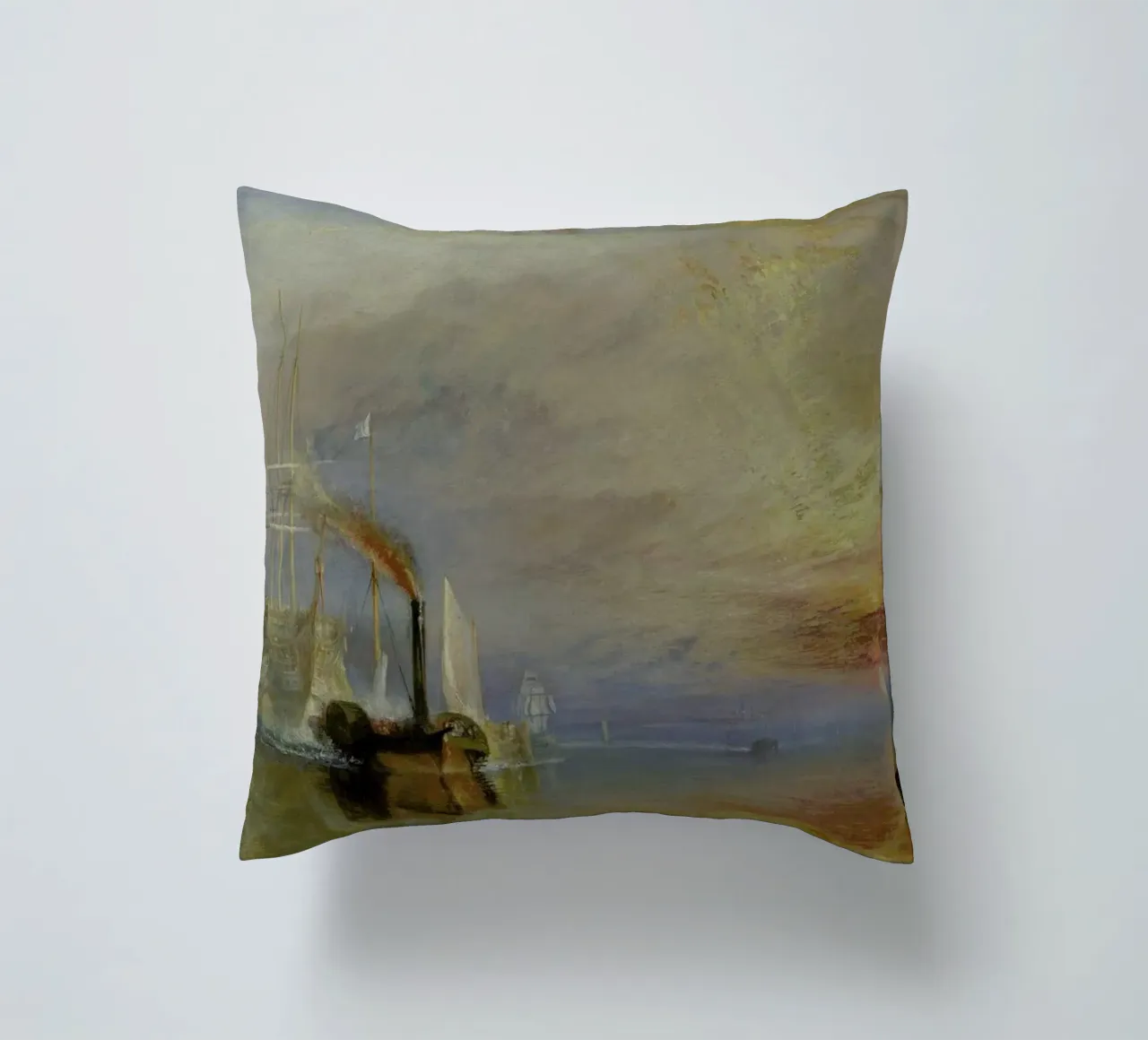 Turner - The Fighting Temeraire cuscino da Vintage by JUNIQE