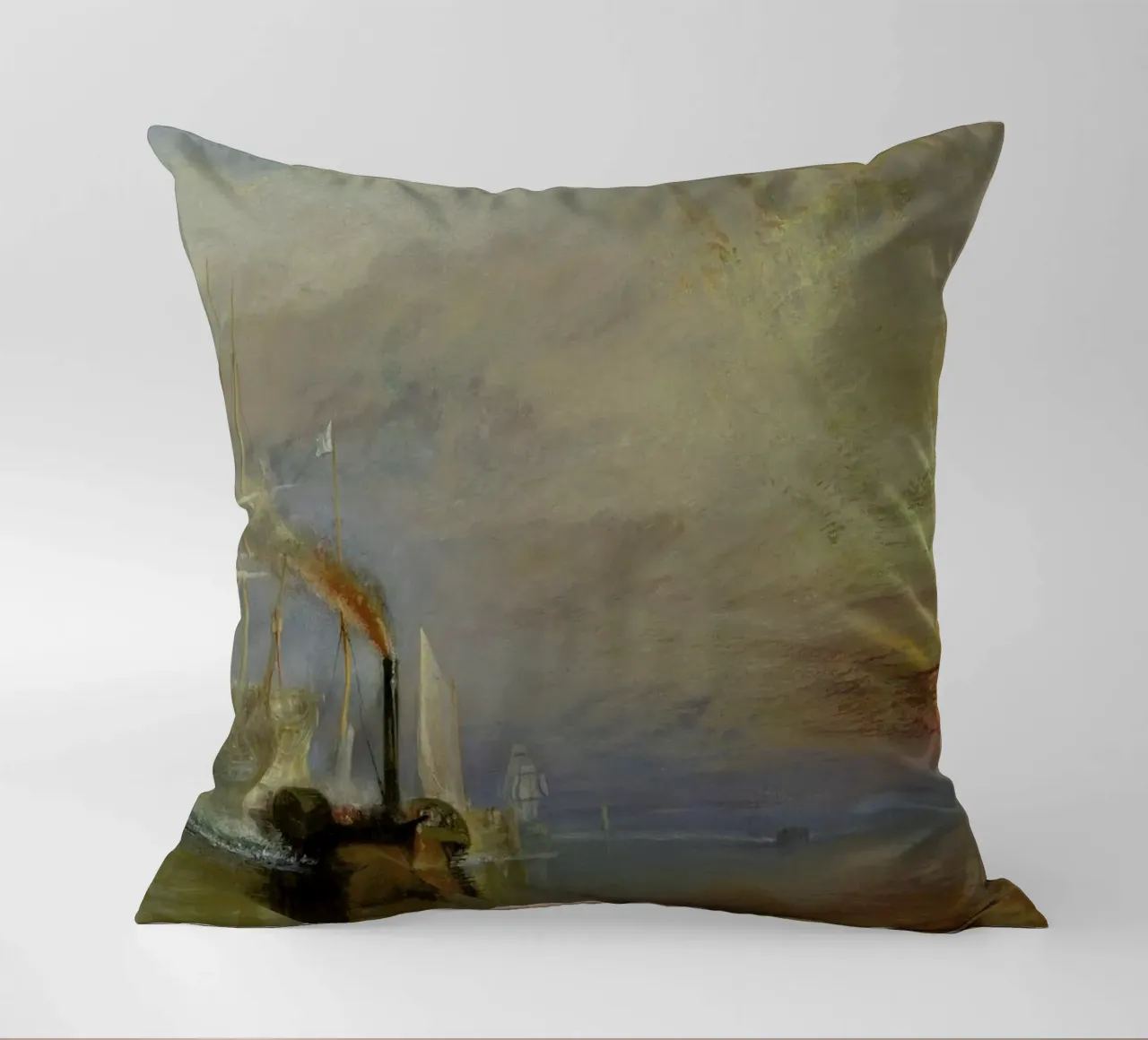 Turner - The Fighting Temeraire cuscino da Vintage by JUNIQE